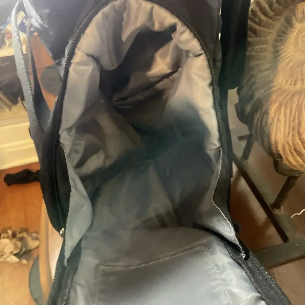Sarah Wells Breast Pump Bag /Diaper Bag Black Convertible Backpack